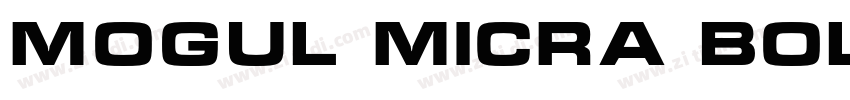 Mogul Micra Bold字体转换